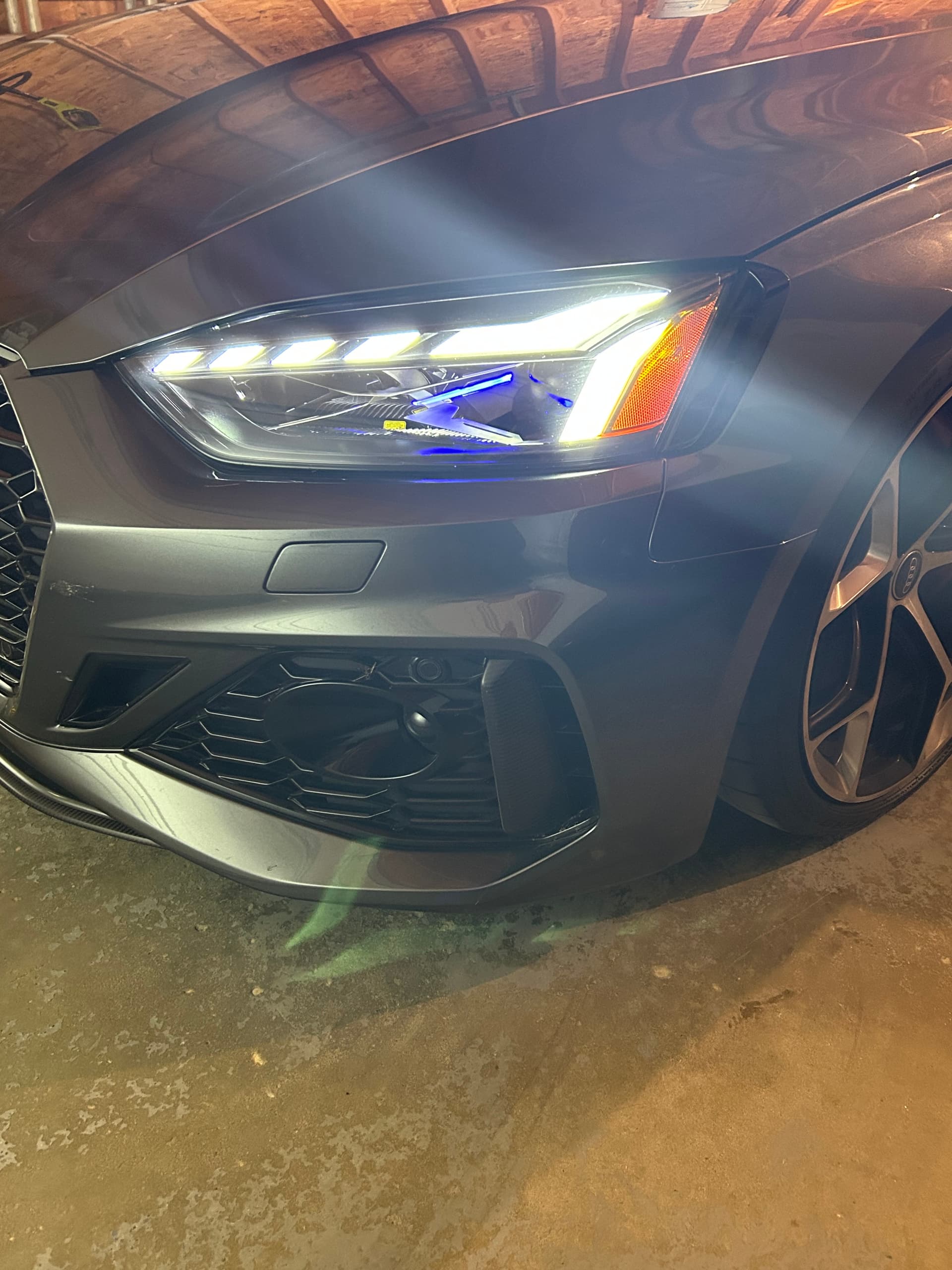 Audi RS5 performance — Matrix & Blue Laser Activation